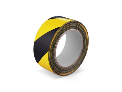 Lepiaca páska s tkaninou žlto/čierna 50mm x 33m [1 ks]