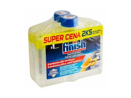 Finish Čistič umývačky 2x250ml Lemon DUO Ks
