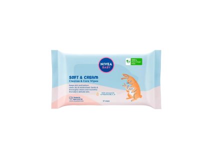 Nivea Baby obrúsky 57ks Soft & Cream Ks