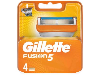 Gillette náhrady Fusion5 4ks (papierový obal) Kartón 10 ks