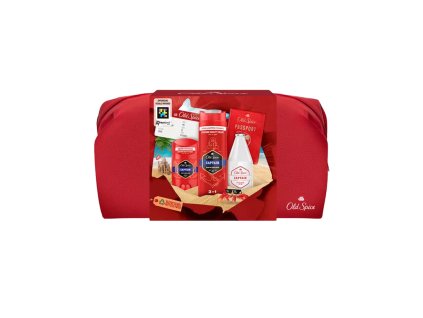 Kazeta: Old Spice SG 250ml + Stick 50ml +VPH 100ml Captain + Taška Ks