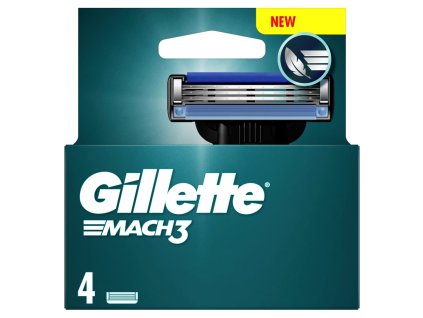 Gillette náhrady Mach3 4ks NEW Kartón 10 ks (Výber balenia Kartón 10 ks)