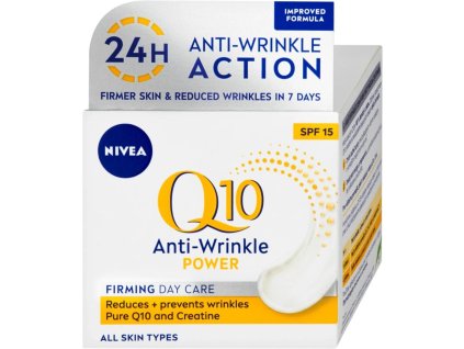 Nivea krém Q10 POWER 50ml Spevňujúci SPF15 Denný Ks (Výber balenia Ks)