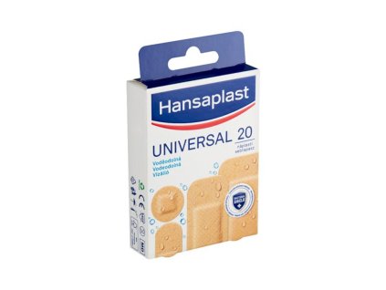 Hansaplast Náplasť Universal Vodeodolná 20ks Ks (Výber balenia Ks)