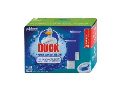 Duck Fresh Discs WC NÁPLŇ 2x36ml Blue Kartón 5 ks (Výber balenia Kartón 5 ks)