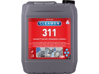 CLEAMEN 311 zásaditý na WC, keramiku a nerez 5 l