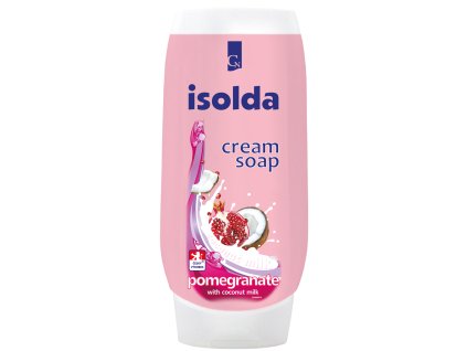 ISOLDA Pomegranate with coconut milk cream soap 500ml - CLICK&GO!