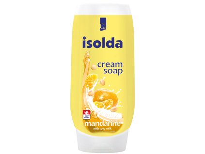 ISOLDA mandarine with soya milk cream soap 500ml - CLICK&GO!