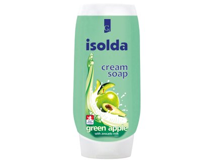 ISOLDA Green apple cream soap 500ml - CLICK&GO!