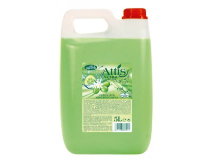 ATTIS Natural - Olive & Cucumber, tekuté mydlo s glycerínom,5 L