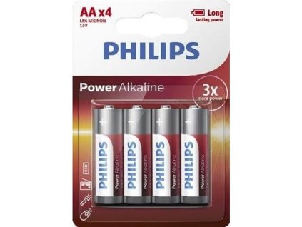 Batéria Philips Power akaline LR6 P4 AA