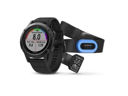Garmin fénix 5 Sapphire, Black band, Performer bundle