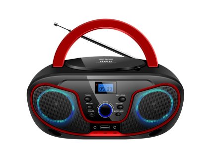 Rádio s USB Silva Schneider MPC 19.4 červená