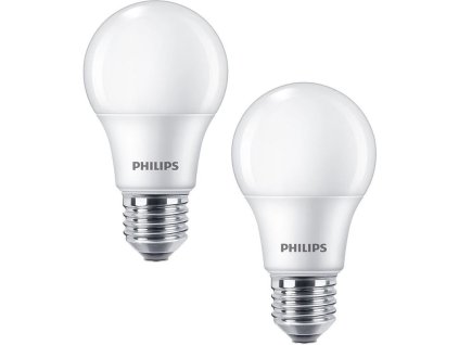 LED žiarovka Philips 10-75W A60 E27 840 2CT - 2 ks