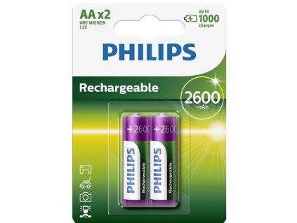 Batéria Philips R6 NM mignom 2600h 2BL