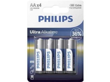 Batéria Philips ULTRA ALKALINE LR6-P4 AA