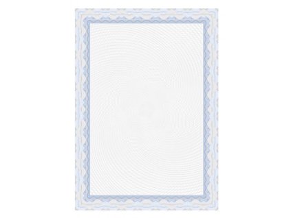 Certifikačný papier APLI A4 modrý, 115g, 25 hárkov