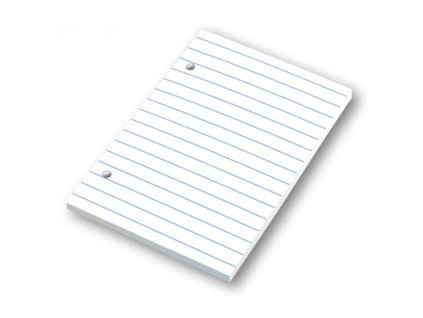 Náplň do karisbloku A6 100 listov s linajkami