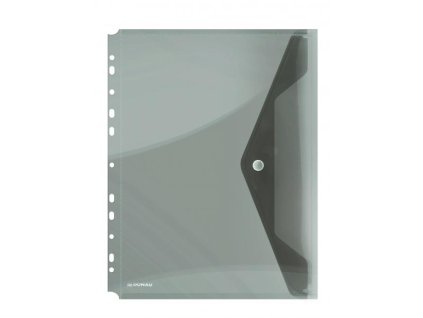 Plastový obal A4 s cvočkom a eurodierovaním DONAU dymový