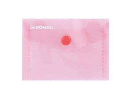 Plastový obal A7 s cvočkom DONAU červený