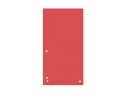 Kartónový rozraďovač DONAU úzky červený