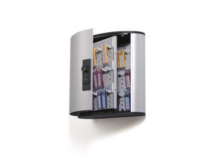 Skrinka na 36 kľúčov so zámkom na kód DURABLE KEY BOX CODE 36 strieborná