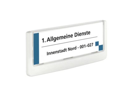 Informačná tabuľka Click Sign 149x52,5 biela