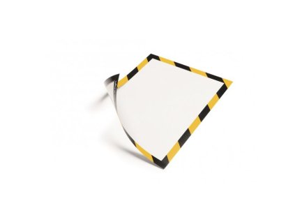 Panel DURAFRAME MAGNETIC SECURITY A4 žlto-čierny