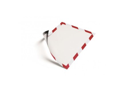 Panel DURAFRAME MAGNETIC SECURITY A4 červeno-biely