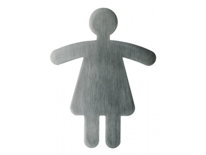 Piktogram WC dámy tvarované