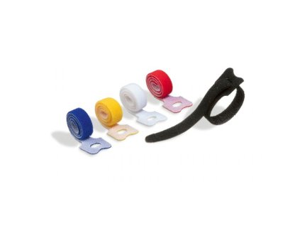 Suchý zips na káble so slučkou CAVOLINE GRIP TIE mix farieb