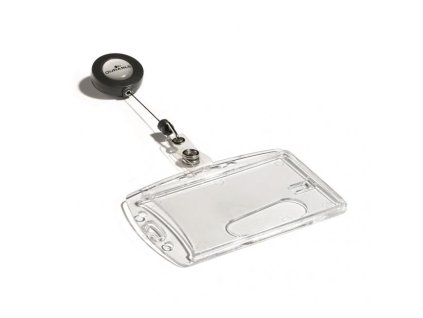 Visačka na plastovú kartu s kotúčom DURABLE 85x54mm 10ks