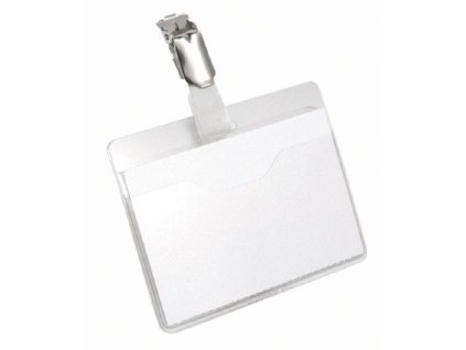 Visačka so štipcom horizontálna pootvorená DURABLE 90x60 mm 25ks