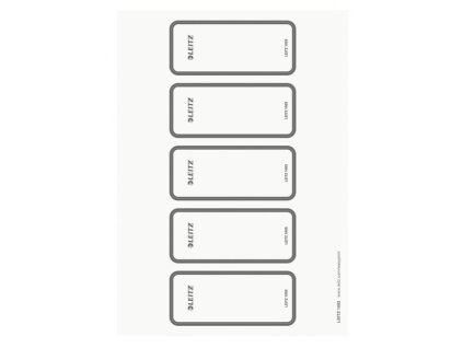 Chrbtový štítok potláčatelné samolepiaci pre zakladače WOW