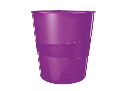 Kôš plastový Leitz WOW 15 ℓ purpurový