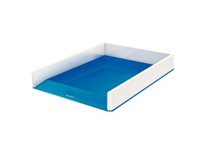 Odkladač Leitz WOW biely/metalický modrý