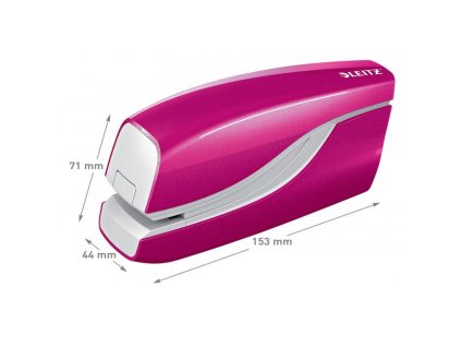 Elektrická zošívačka Leitz New NeXXt WOW 5566 ružová