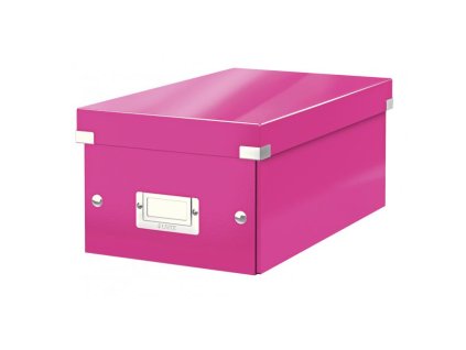 Krabica na DVD Click & Store WOW ružová