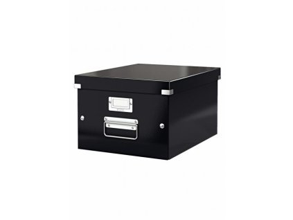 Stredná krabica Click & Store čierna