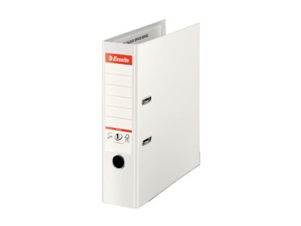 Zakladač pákový Esselte celoplastový A4 MAXI 8cm biely