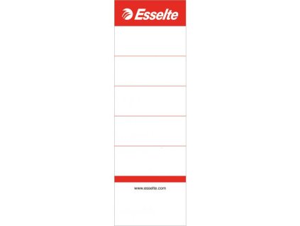 Zasúvacie štítky Esselte 5cm pre chrbát 7,5cm