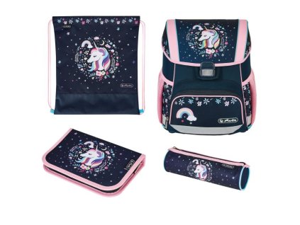 Školská taška Herlitz Loop Jednorožec sada