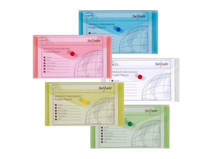 Plastový obal DL s cvočkom mix farieb