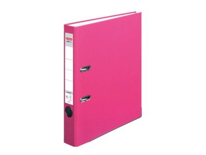Zakladač pákový Herlitz maX.file Color Blocking poloplastový 5cm indonézska ružová