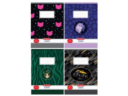 Zošit Herlitz 512 A5 linajkový 70g/m2 mix motívov