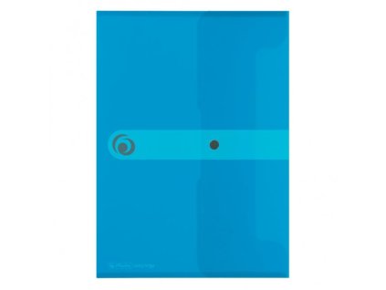 Plastový obal A4 s cvočkom Herlitz Easy Orga priehľadný modrý