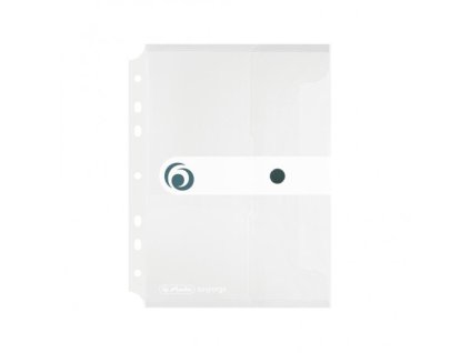 Plastový obal A5 s cvočkom a eurodierovaním Herlitz Easy Orga priehľadný číry