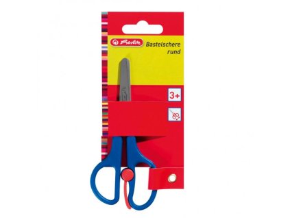Nožnice Herlitz stredné guľaté 13cm mix farieb