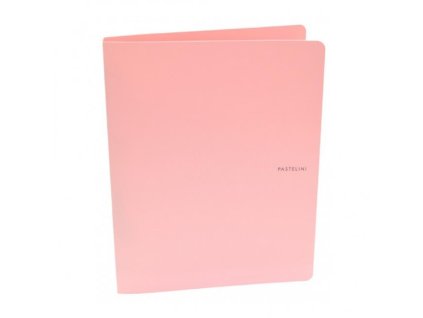 Zakladač 4-krúžkový Karton PP Pastelini PP ružový