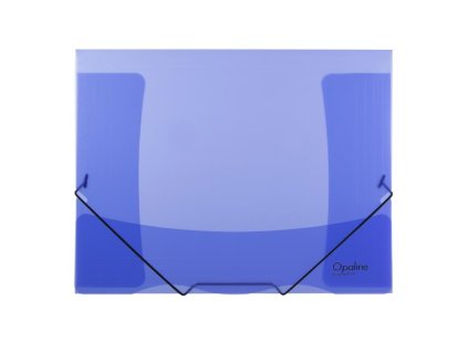 Plastový obal s gumičkou Karton PP Opaline modrý